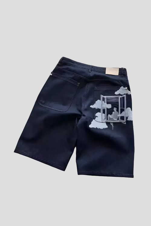 SHORTS - DENIM CLOUDS